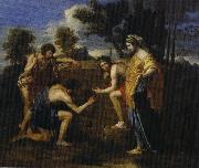 Nicolas Poussin et in arcadia ego oil painting